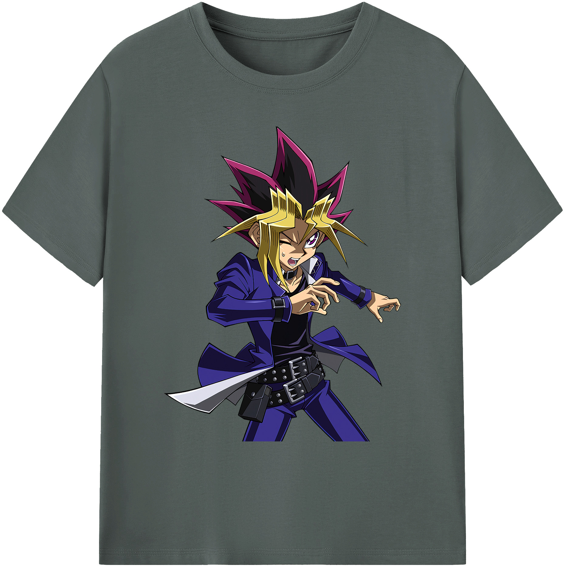 （画像用） 遊☆戯☆王 Yu-Gi-Oh! 綿100％ メンズ半袖Tシャツ｜肌触りやわらか＆通気性